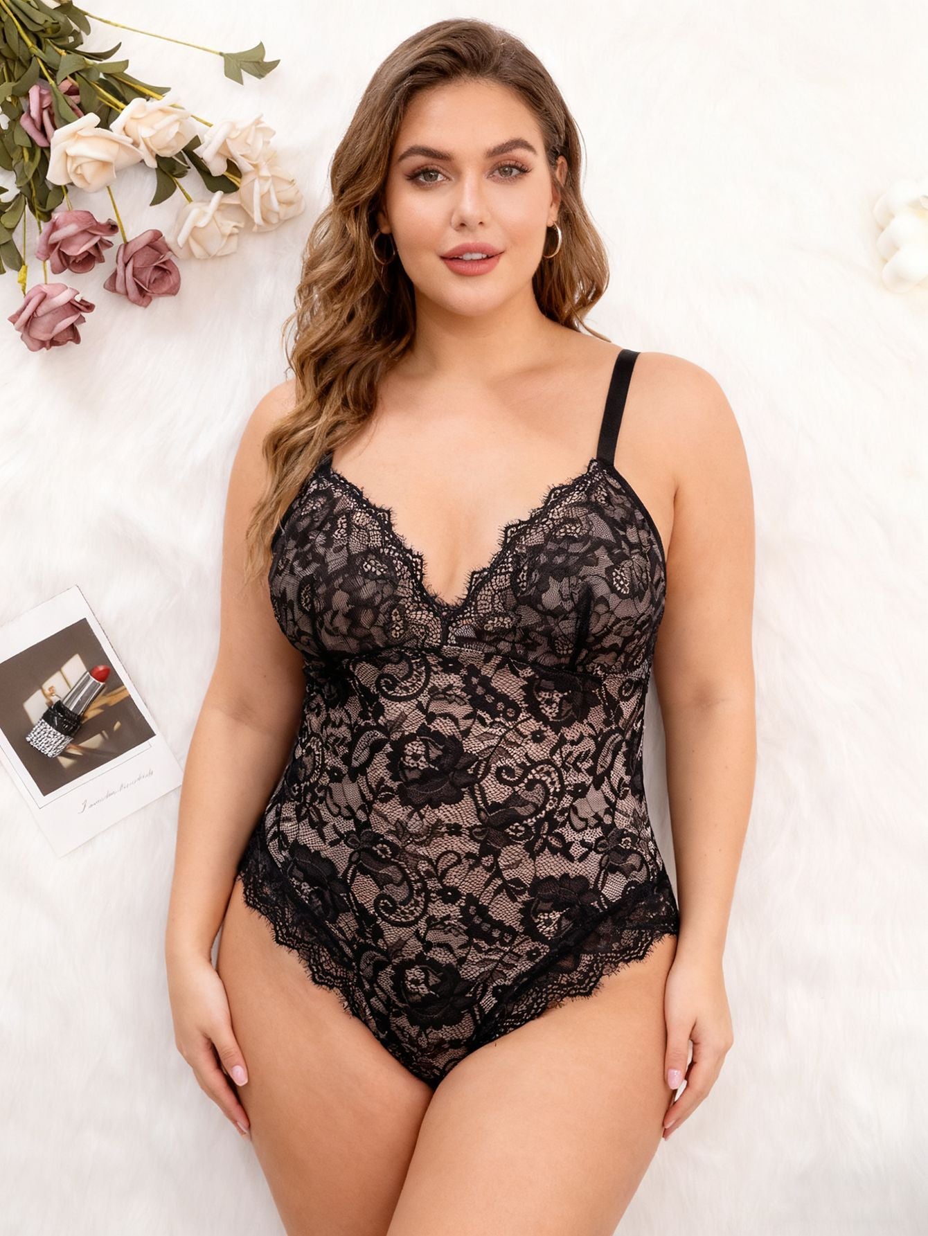 Sexy suspender lace shapewear plus size underwear hip lift waist corset