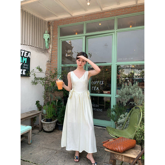 Temperament Skinny Tencel Satin Dress