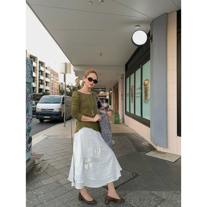 Early spring pure lust wind lace-up swing neck halter sexy long-sleeved wool sweater women