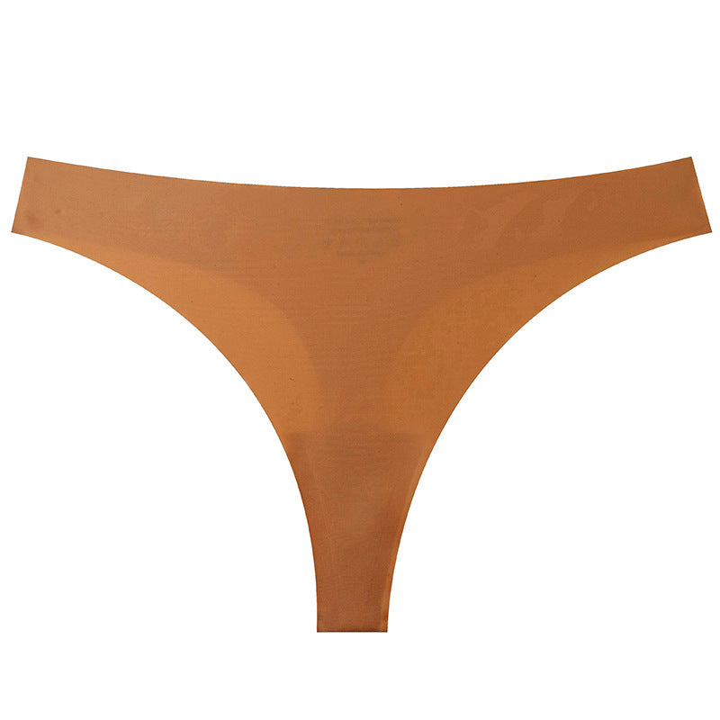 Traceless briefs sexy European and American sports fitness quick-drying women's underwear