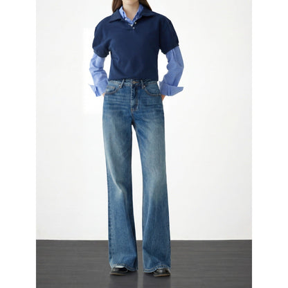 High Waist Flared Wide Leg Pants | Slim Fit Trousers for Women