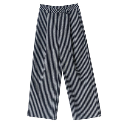 Vintage slack mopping wide-leg pants