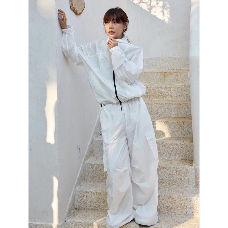UPF50 + Outdoor series tooling UV-proof wide-leg pants