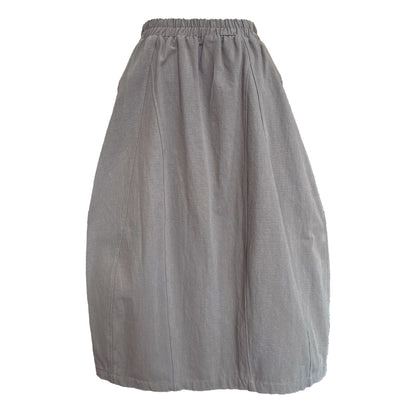New loose and thin versatile flower bud a word medium and long dress