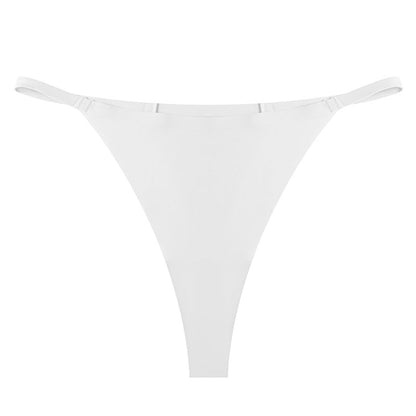 Sports One Piece T Pants Ice Silk Breathable Quick Drying Low Waist Traceless Sexy Strap Thong