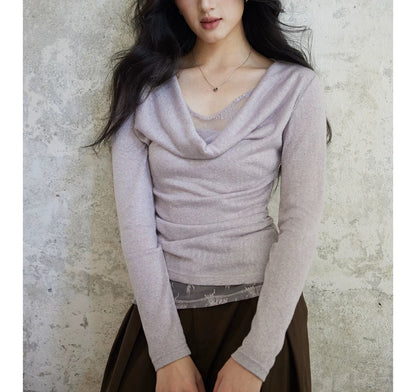 Lace Knit Sweater