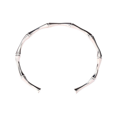 Metal bamboo bamboo bracelet cold wind simple jewelry Korean version trend jewelry women's bracelet