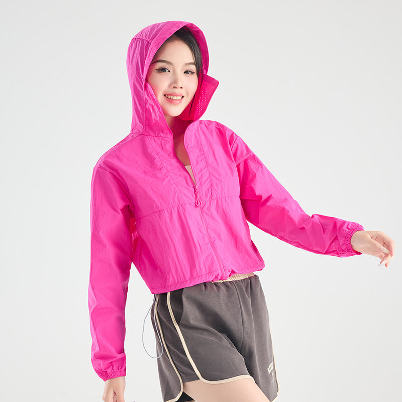 UV Protection Jacket Women Men Lightweight Hooded Sun Protection Outdoor