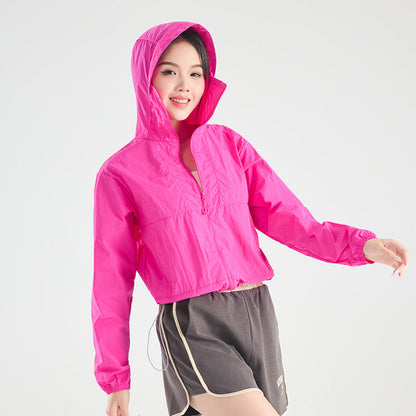 UV Protection Jacket Women Men Lightweight Hooded Sun Protection Outdoor