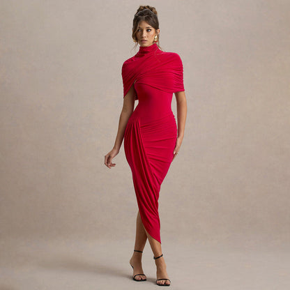 Two-Piece Backless Maxi Dress Set