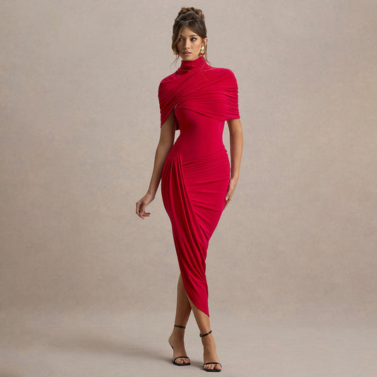 Two-Piece Backless Maxi Dress Set