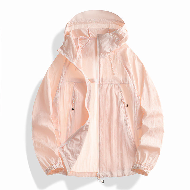 UV Protection Jacket Women Men Lightweight Hooded Sun Protection Outdoor