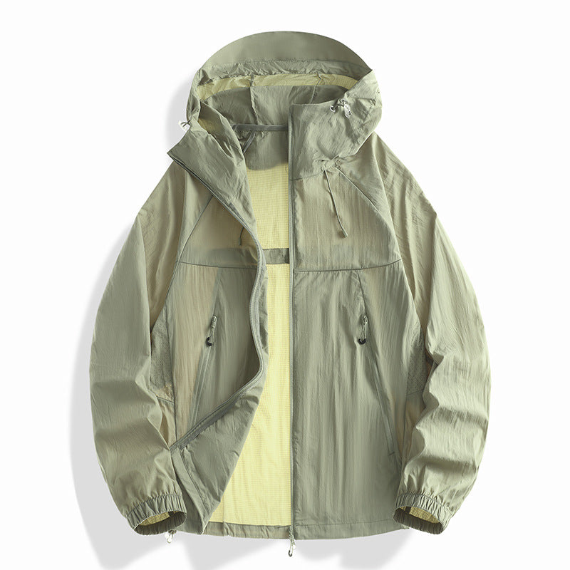 UV Protection Jacket Women Men Lightweight Hooded Sun Protection Outdoor