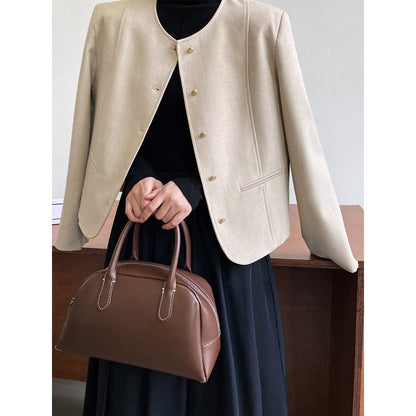French Xiaoxiangfeng jacket women's short autumn new outer temperament high-end suit