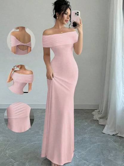Spring and summer tight fashion elegant long evening dress dress strictly selected skirt
