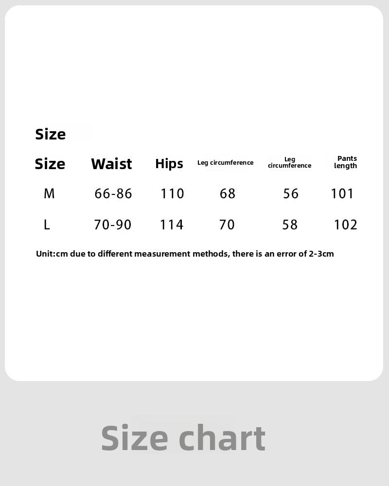 Korean wool plush texture, high-waisted elastic, casual, versatile straight-leg trousers, women's winter new style