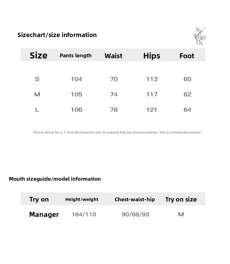 Early Spring Korean Simple Lazy Irregular Fart Curtain Wide Leg Suit Pants