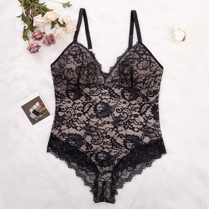Sexy suspender lace shapewear plus size underwear hip lift waist corset