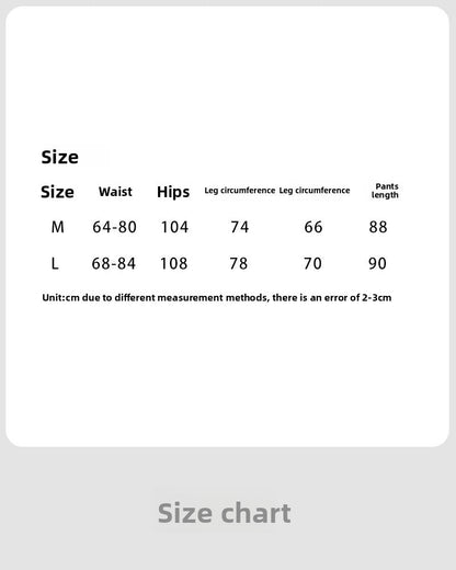 Elastic waist woolen slacks women's autumn and winter new loose wide-leg pants versatile straight cropped pants