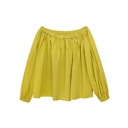 Off-Shoulder Bubble Sleeve Top