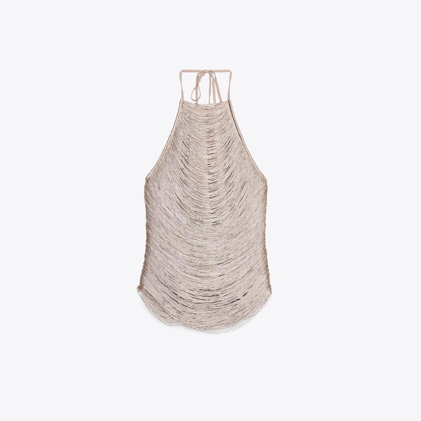 Tassel Halter Crop Top