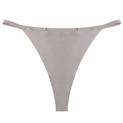 Sports One Piece T Pants Ice Silk Breathable Quick Drying Low Waist Traceless Sexy Strap Thong