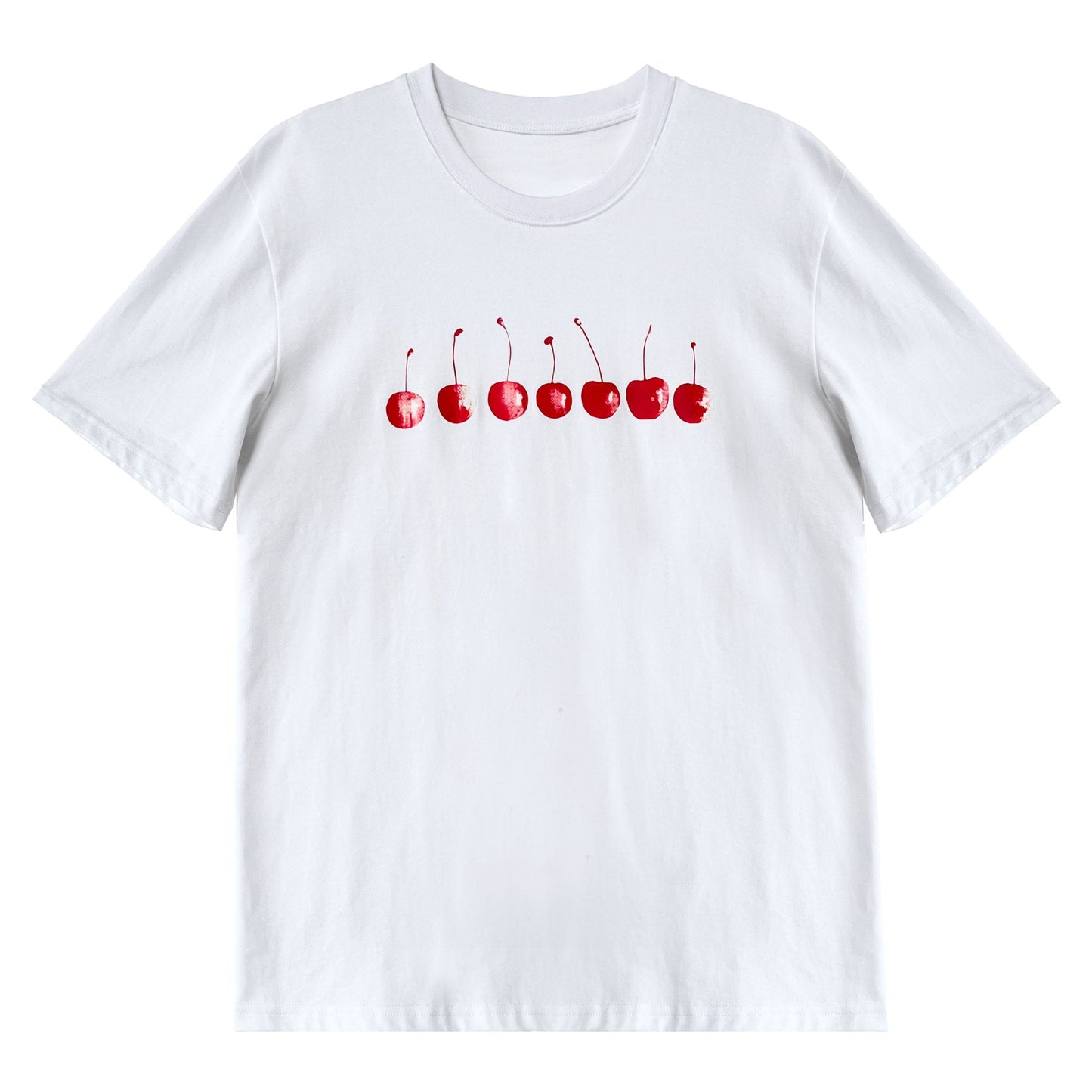 American age-reducing cherry print T-shirt