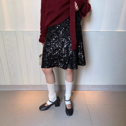 mid skirt hip wrap thin temperament high waist skirt