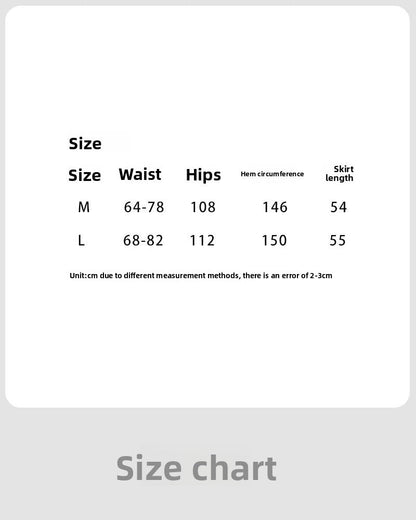 Korean gentle wind splicing skirt women's early spring versatile silky slippery lotus leaf edge a-word skirt