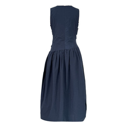 Korean waist slimming flower bud sundress summer new lazy style sleeveless strapless dress