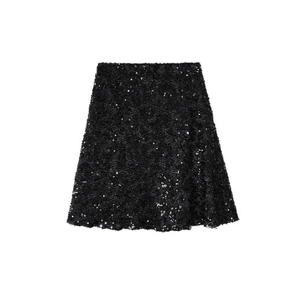 mid skirt hip wrap thin temperament high waist skirt