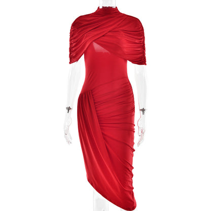 Two-Piece Backless Maxi Dress Set