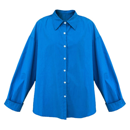 Loose Lazy Commuter English Alphabet Embroidered Shirt Women's Early Autumn New Long Sleeve Shirt Jacket