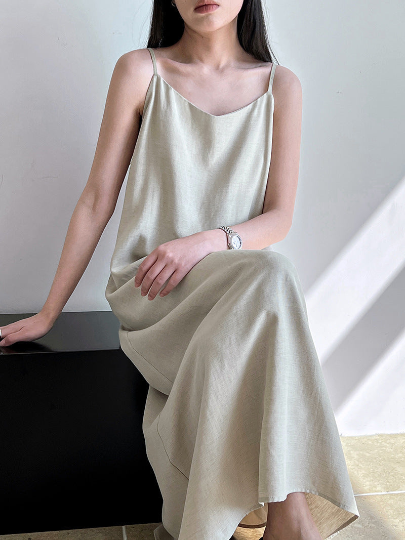 Spring new suspender dress + coat two-piece set