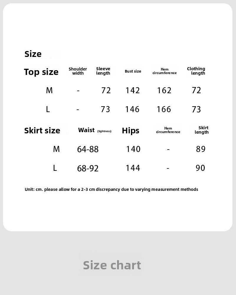 Embroidered shirt skirt set women's summer new heavy industry sunscreen two-piece set