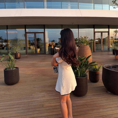 Waist slim dress