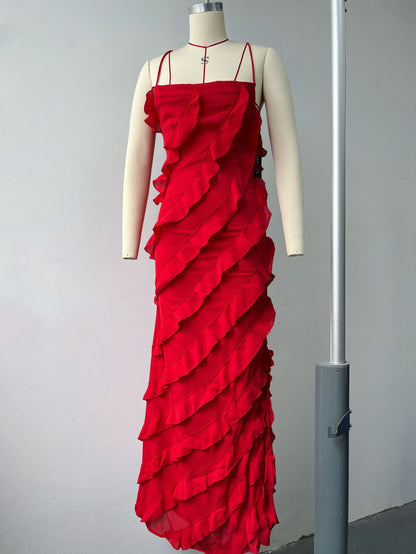 Ruffle Maxi Dress
