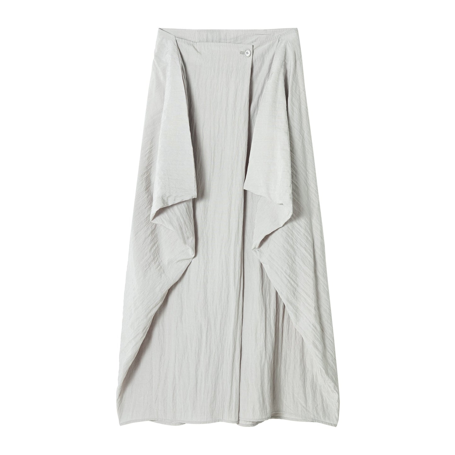 New design Tencel adjustable waist micro-fold texture cocoon skirt