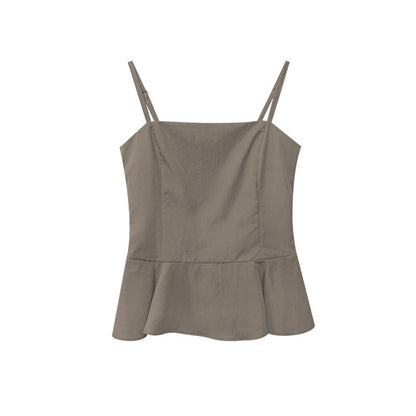 Casual temperament, thin umbrella-shaped sling vest woman