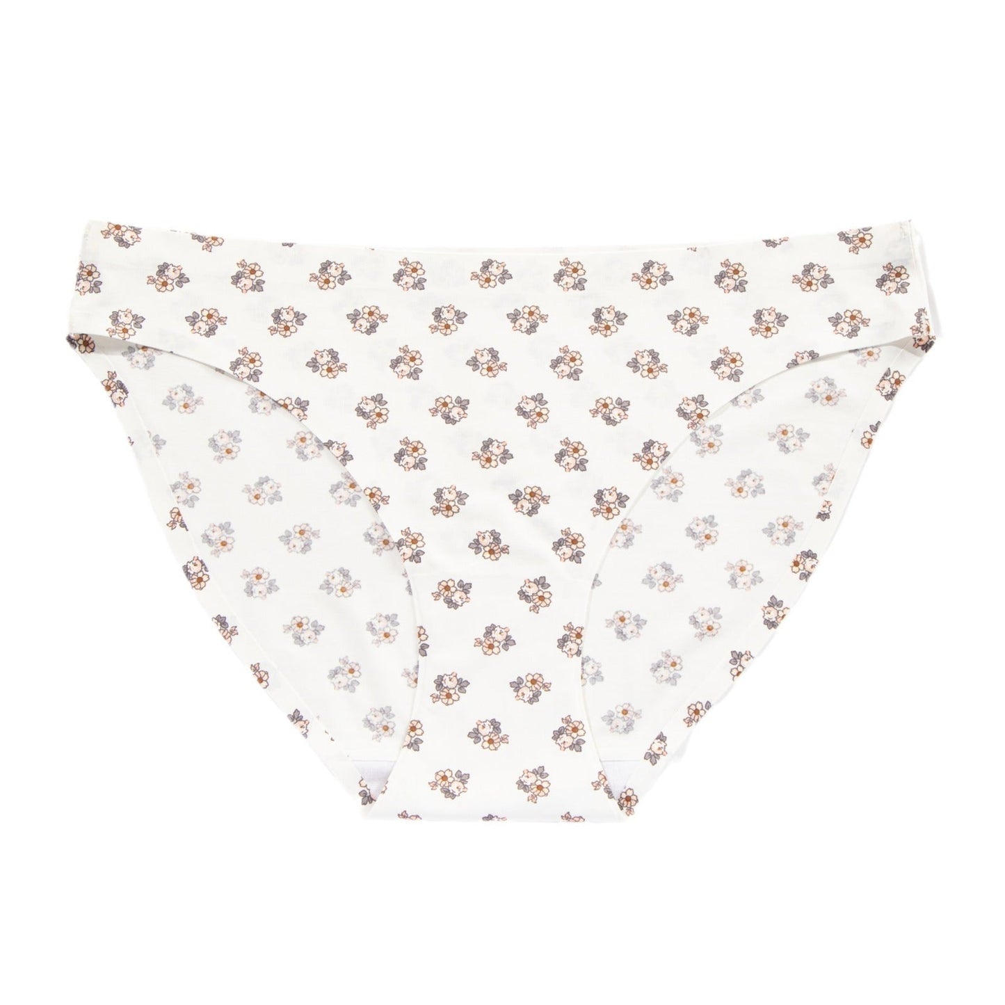 Low waist sexy ice silk seamless underwear women's print breathable quick-drying comfortable women's briefs