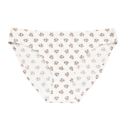 Low waist sexy ice silk seamless underwear women's print breathable quick-drying comfortable women's briefs