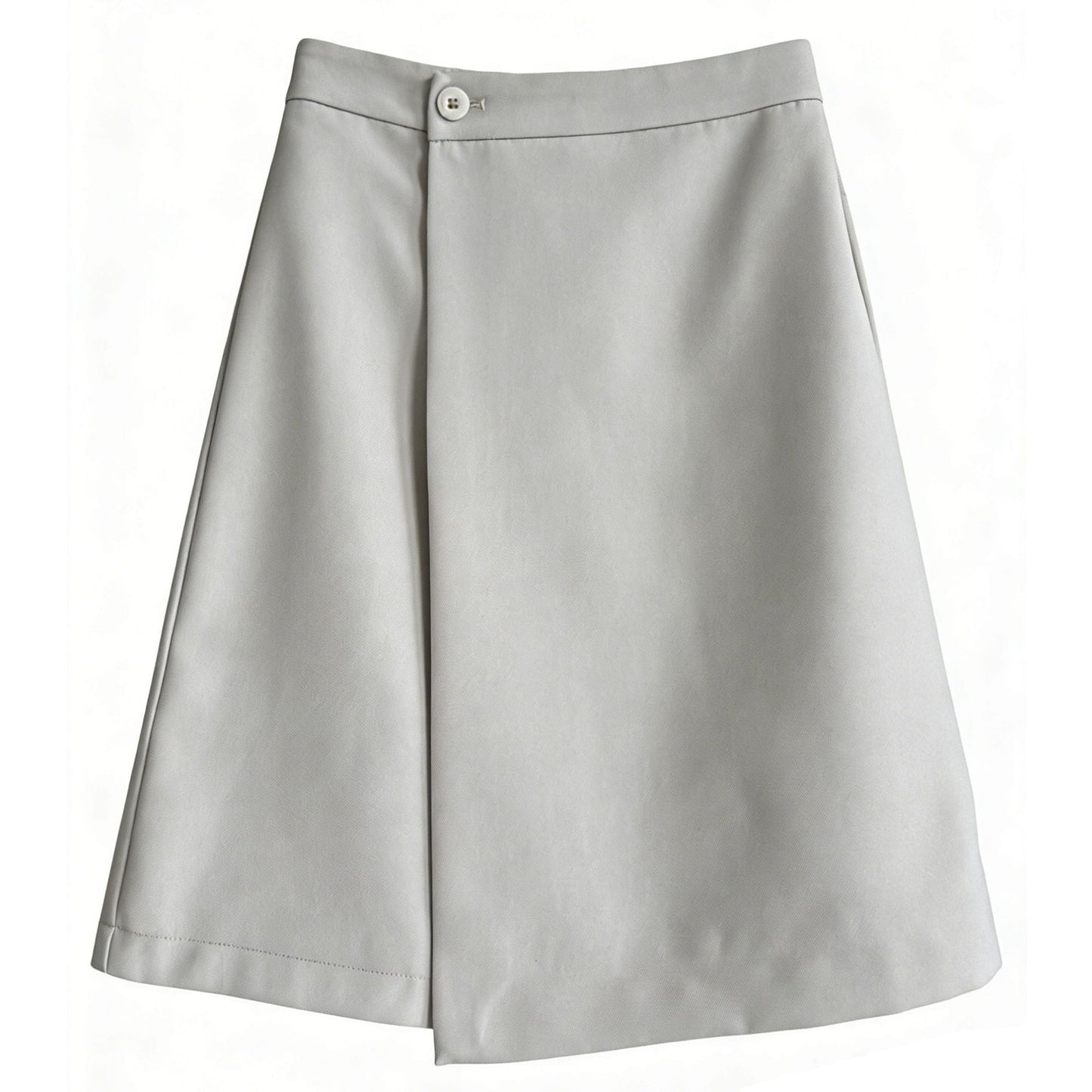 Design sense suit skirt 26 spring new a-shaped skirt thin asymmetrical small skirt