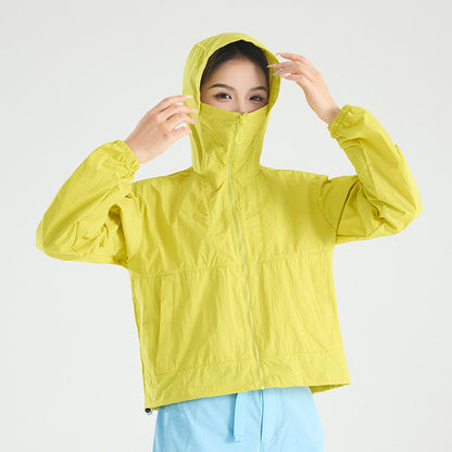 UV Protection Jacket Women Men Lightweight Hooded Sun Protection Outdoor