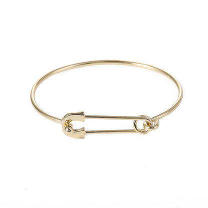 Simple open round bracelet fashionable personalized bracelet elastic adjustable jewelry style jewelry