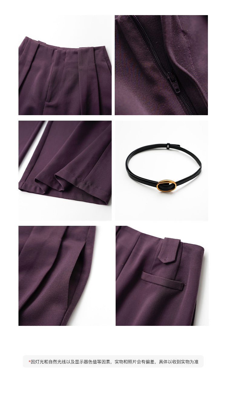 Casual Premium Belt Loose Mopping Pants