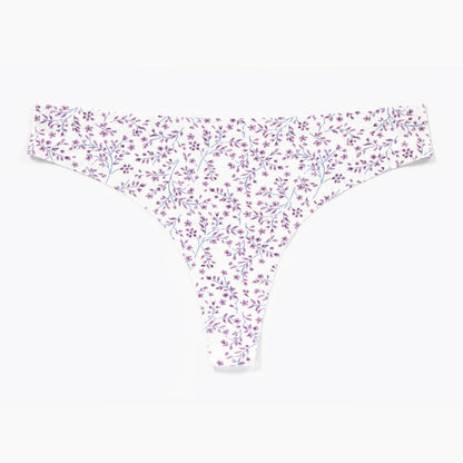 Low waist ice silk printed underwear women's nylon breathable quick-drying seamless women's briefs thin
