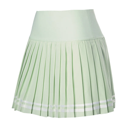 Women's Tennis Skirt Quick-Drying Sports Pleated Skirt with Shorts Fitness Yoga