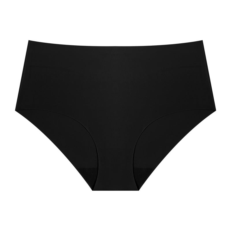 briefs yoga sports large size high waist women's pants breathable ice silk seamless underwear