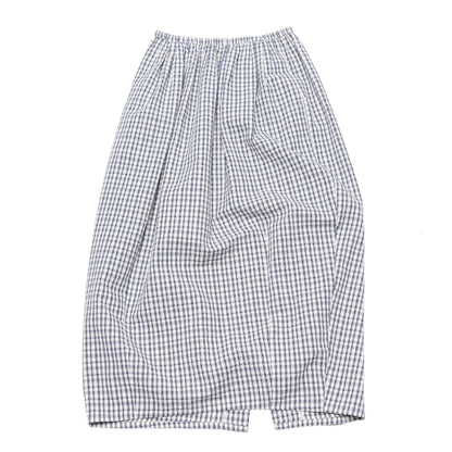 Summer Casual High Waist Plaid Tulip Versatile Long Bud Skirt