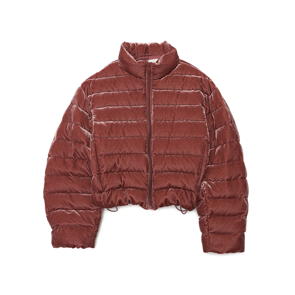 Winter new casual white duck down mulberry silk down stand-up collar down jacket